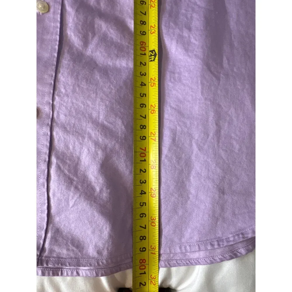 Banana Republic Men’s XL Lavender Slim Fit Non-Iron Dress Shirt